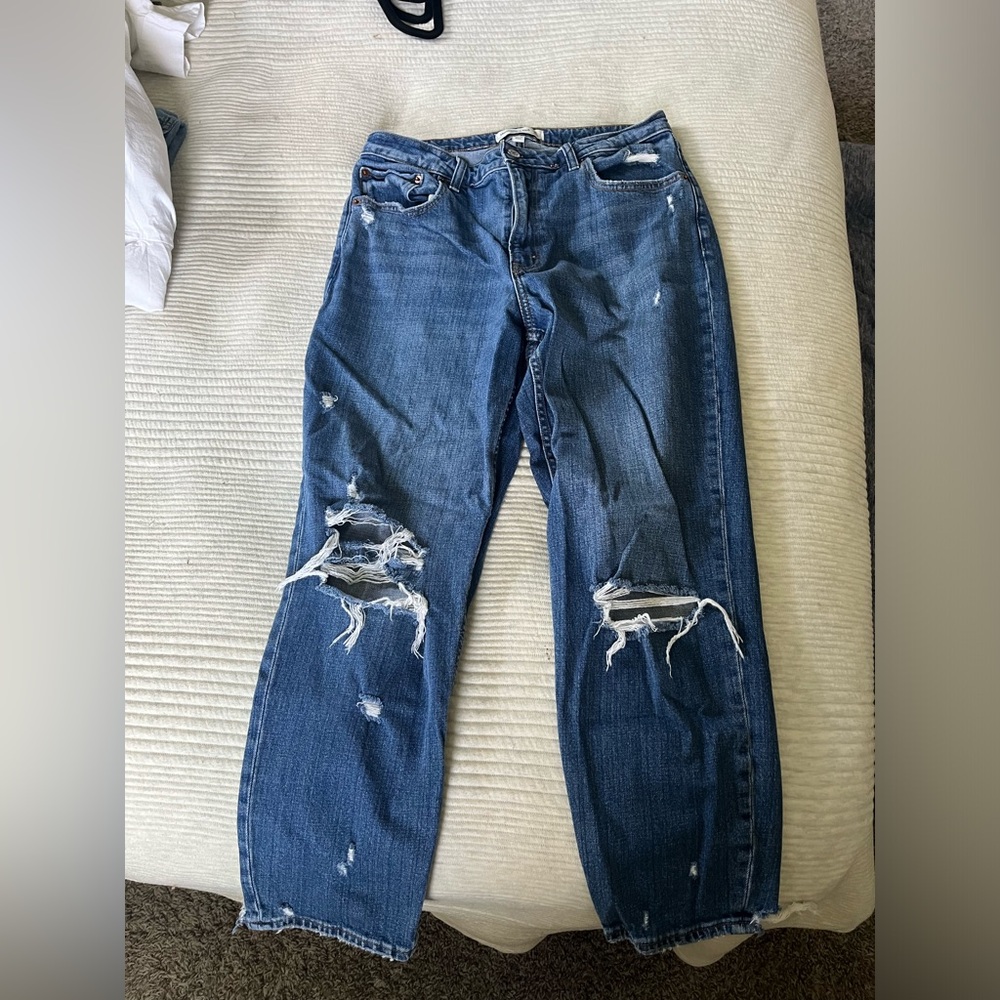 Abercrombie & Fitch Curve Love Mom Jeans